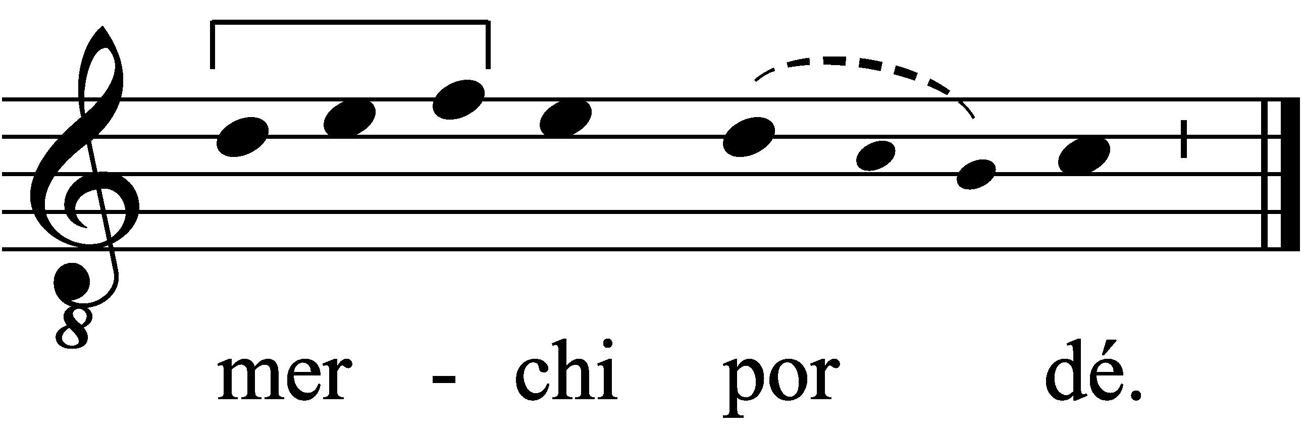 Refrain musical notation